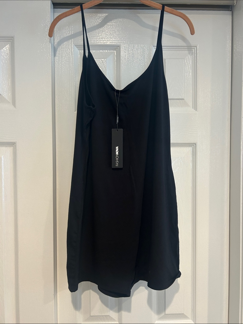 Fashion Nova Black Nova Season Shortie Romper